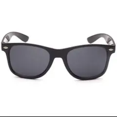 【秋冬も大活躍！】UV400◎艶なしマットブラックサングラス 男女兼用