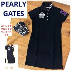PEARLY GATES ボーダー ポロワンピース ネイビー PEARLY GATES ボーダー ポロワンピース ネイビー - メルカリ