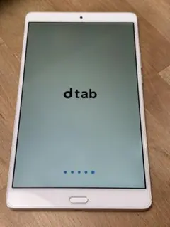 docomo dtab ホワイト Androidタブレット本体 - メルカリ