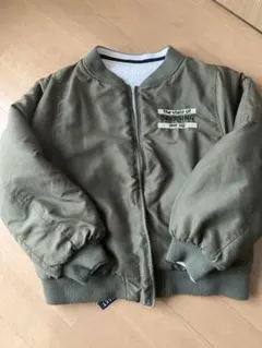 カーキリバーシブルブルゾン140