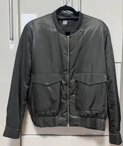 暖かい✨H&M ジャケット Lサイズ ダークグリーン