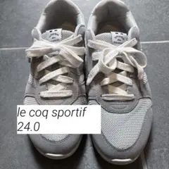 le coq sportif スニーカー 24.0cm グレーのサムネイル