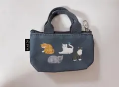 KALDI 猫柄 ミニポーチ ♡未使用♡のサムネイル