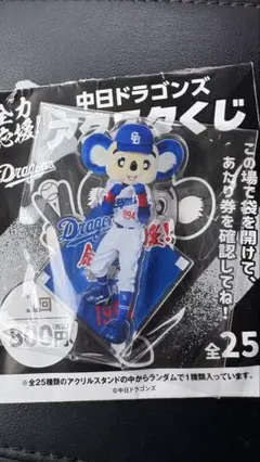 中日ドラゴンズ　アクスタくじ　ドアラ