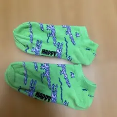 ハッピーソックス　ワニ柄　子供用　17-19cm