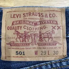 LEVI'S 501 ストレートデニム W29 L30