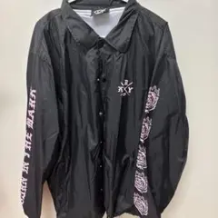 kry clothing ブラックナイロンジャケット