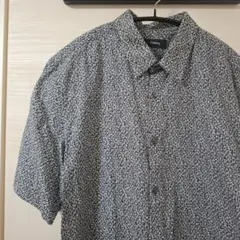 Theory メンズ半袖シャツ　総柄 Lサイズのサムネイル