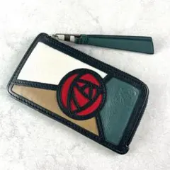 【美品】ロエベ フラグメントケース バラ パズル レザー アナグラム ロゴ