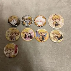 鬼滅の刃 我妻善逸 缶バッジ9点セット