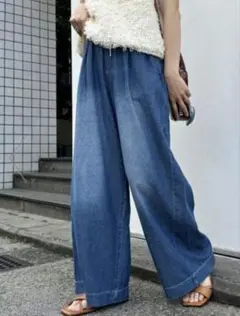 チャオパニックティピー 柔らかワイドイージーパンツ