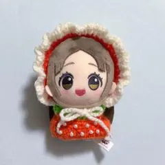 ぬい服 ヘッドドレス みかん 10cm ちびぐるみ ぬいぐるみ服 編み物