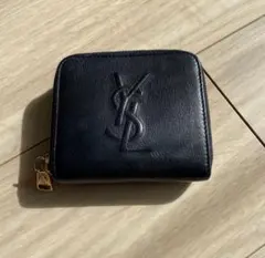 YSL 黒 二つ折り財布のサムネイル