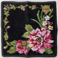 FEILER フェイラー ☆ハンカチ【エリザベート】ブラック