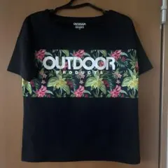 OUTDOOR PRODUCTS 半袖Tシャツ Mサイズ 花柄　スポーツウェア