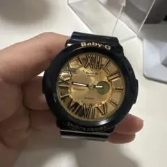 CASIO Baby-G ブラック ゴールド アナログ 腕時計のサムネイル