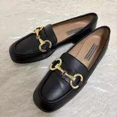 新品未使用♡TORY BURCH トリーバーチ ローファー レザー6M ブラック