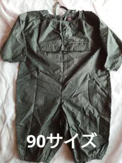 長袖プレイウェア　90 グレーチェック