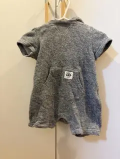 【babyGAP】スウェット素材　フード付きロンパース