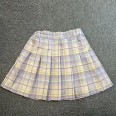 Pinkhuntチェック柄プリーツスカート