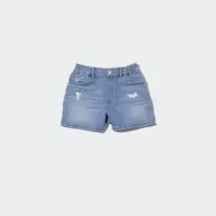 UNIQLO キッズGIRLS デニムショートパンツ（2022年 モデル）