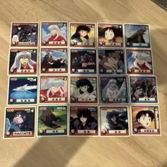 犬夜叉 シール烈伝 127枚セット】キラ7枚入り 当時物 まとめ売り