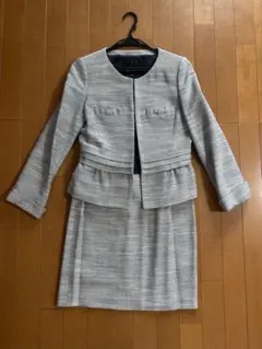 Untitled グレー系ジャケットとタイトスカートセット