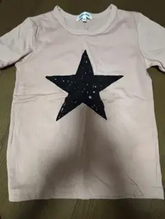 GLOBAL WORK スタープリント Tシャツ ピンク XXL