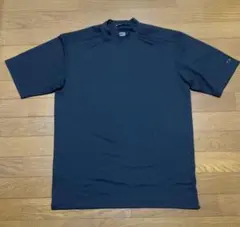 ナイキ　タイガーウッズ　ポロシャツブラック黒ネイビー紺M 新品モックネックゴルフ