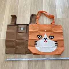 ミニエコバッグ　2点セット　ふてにゃん