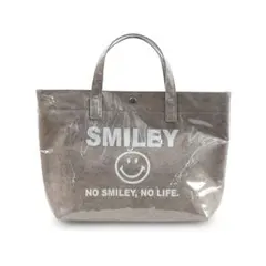 ❤新品・未使用❤【COOCO】SMILEY PVCxペーパートートバッグのサムネイル