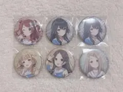 学マス ローソン グリッター缶バッジ