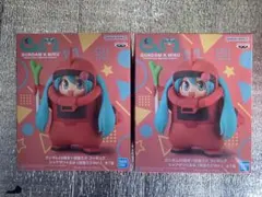 ガンダム45周年×初音ミク シャアザクぐるみ 初音ミクVer. 2体セット