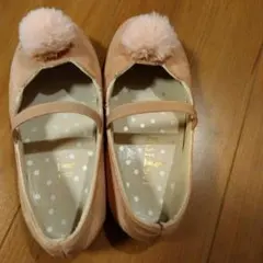 EAST BOY ポンポン付きシューズ　　18センチ