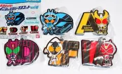 ■仮面ライダー イニシャルラバーマスコット vol.4 全5種セット