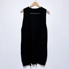 【新品未使用】union ユニオン（ML）ベスト ジレ ロング ニット生地