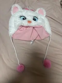 マリーちゃん　ファンキャップ（ホワイト・ピンク）