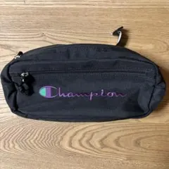 Champion ブラック ショルダーバッグ