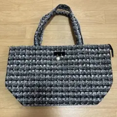 Tweed Bag ブラック系 トートバッグ
