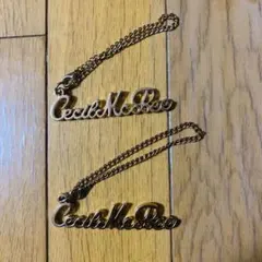 CECIL McBEE チャーム 2個セット ゴールドカラー