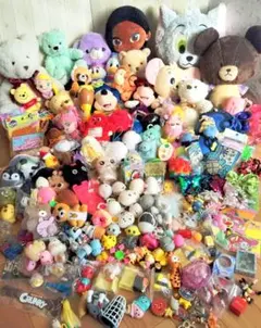 女の子 キッズ ぬいぐるみマスコット 雑貨 大量まとめ売り 180点以上