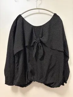 Spick & Span スピックアンドスパン ドットプリント 2WAYブラウス