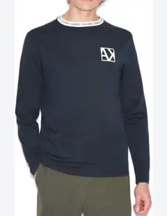 A/X Armani Exchange ロンT XS ブラック ロゴ 長袖
