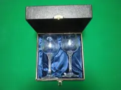 【未使用品】BOHEMIA クリスタルガラス ワイングラス 2個セット