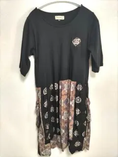 す*ー様 ⭕️右裾ボタン付きスリットが大人可愛いデザイン♥はんなりチュニック　イ