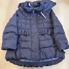 KUMIKYOKU ネイビー中綿コート 120