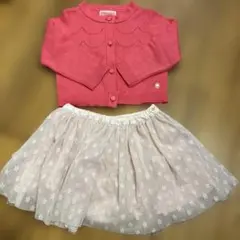 kate Spade カーディガンとスカートセット 90