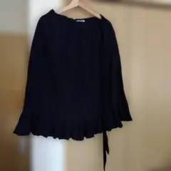 JW ANDERSON ネイビー フレアスカートのサムネイル