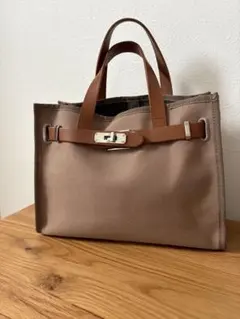 美品✨シータパランティカ カナグツキミニトートバッグ ネイビー 