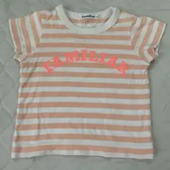 familiar ファミリア ボーダー 半袖Tシャツ 80cmのサムネイル